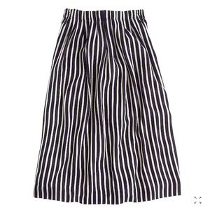 J. Crew Skirts - Pleated Midi Skirt in Stripe J. Crew Skirts - Pleated Midi Skirt in Stripe